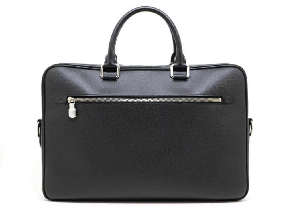 LOUIS VUITTON Bag Business PDB NM Briefcase Taiga Noir Black